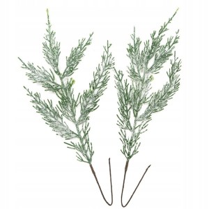 SZRONIONE GAŁĄZKI TUI Z BROKATEM 33 CM 2 SZT.