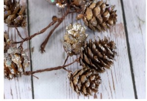 SZYSZKI ZE SREBRNYM BROKATEM 9SZT.