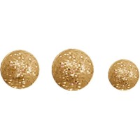 KULKI STYROPIANOWE BROKATOWE ZŁOTE 20G