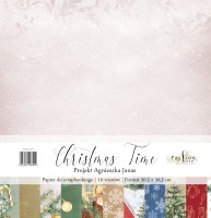CHRISTMAS TIME ZESTAW PAPIERÓW DO SCRAPBOOKINGU 30X30CM 