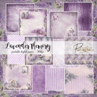 LAVENDER MEMORY DIGITAL PAPERS