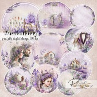 LAVENDER MEMORY DIGITAL STAMPS