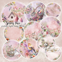 SPRING TIME DIGITAL STAMPS