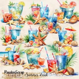 SUMMER DRINK PRINTABLE DIGITAL