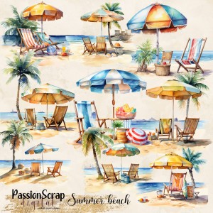 SUMMER BEACH PRINTABLE DIGITAL