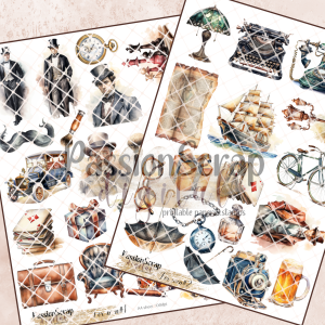 FOR MEN GRAPHICS PRINTABLE DIGITAL A4 ZESTAW