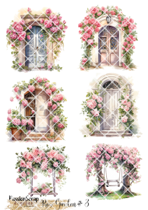 ROSE GARDEN#3 GRAPHICS WYDRUK A4