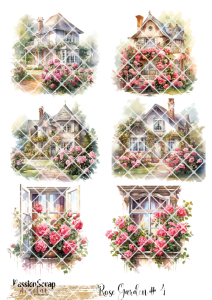 ROSE GARDEN#4 GRAPHICS WYDRUK A4