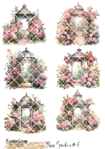 ROSE GARDEN#6 GRAPHICS WYDRUK A4