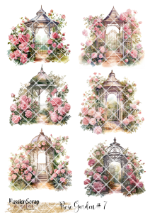 ROSE GARDEN#7 GRAPHICS WYDRUK A4