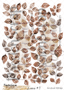 LEAVES #04 WYDRUK A4