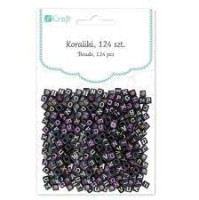 KORALIKI LITERY NEON 124SZT.