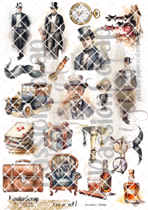 FOR MEN#1 GRAPHICS PRINTABLE DIGITAL A4 