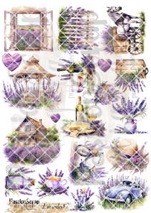 LAVENDER#2 GRAPHICS WYDRUK A4