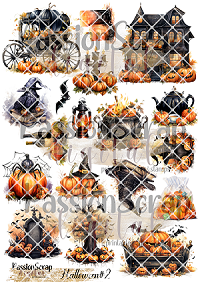 HALLOWEEN#2 GRAPHICS WYDRUK A4