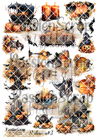 HALLOWEEN#3 GRAPHICS WYDRUK A4