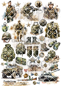 SOLDIER#1 GRAPHICS WYDRUK A4