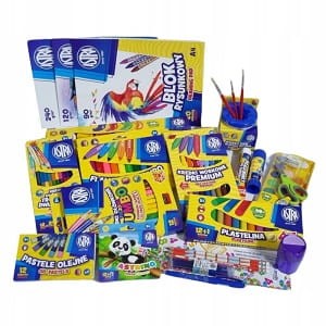 MEGA! WYPRAWKA DLA PIERWSZOKLASISTY ASTRA 25SZT.