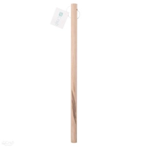 DRĄŻEK DREWNIANY DO MAKRAMY NATURALNY FI15X30CM