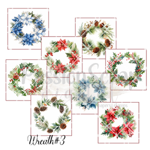 WREATH#3 GRAPHICS PRINTABLE DIGITAL