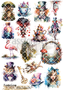 WONDERLAND #2 WYDRUK A4