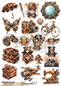 STEAMPUNK#2 GRAPHICS WYDRUK A4