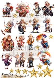 GRANDPARENTS#1 GRAPHICS WYDRUK A4