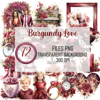 BURGUNDY LOVE 72 DIGITAL SEPARATE FILES
