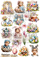EASTER#1 GRAPHICS PRINTABLE DIGITAL A4
