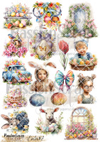 EASTER#2 GRAPHICS PRINTABLE DIGITAL A4