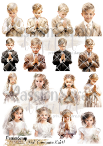 FIRST COMMUNION KIDS#1 GRAPHICS WYDRUK A4