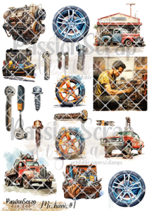 MECHANIC#1 GRAPHICS WYDRUK A4