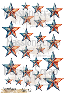 STARS#3 GRAPHICS WYDRUK A4