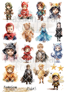 KIDS#5 GRAPHICS PRINTABLE DIGITAL A4