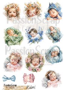 KIDS#6 GRAPHICS PRINTABLE DIGITAL A4 