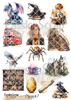 MAGIC#2 GRAPHICS PRINTABLE DIGITAL A4