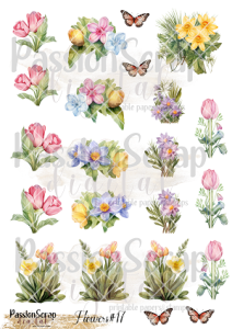 FLOWERS#17 GRAPHICS WYDRUK A4