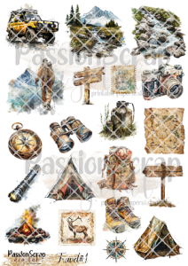 TRAVEL#1 GRAPHICS WYDRUK A4