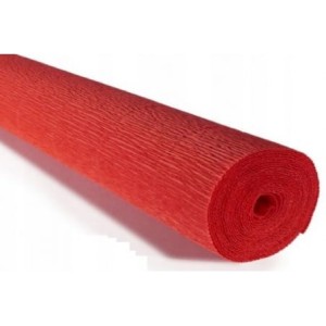KREPINA 618 CZERWONY POMARAŃCZ 50CMX2,5M 180G