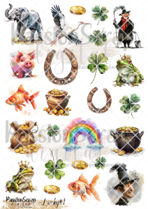 LUCKY#1 GRAPHICS PRINTABLE DIGITAL A4