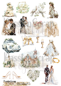 WEDDING #05 GRAPHICS WYDRUK A4