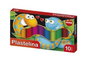 PLASTELINA MONA 10 KOLORÓW 15G
