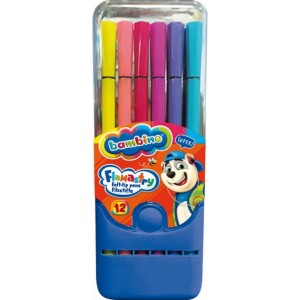 FLAMASTRY W PUDEŁKU 12SZT.
