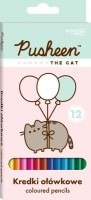 KREDKI OŁÓWKOWE 12 KOLORÓW PUSHEEN