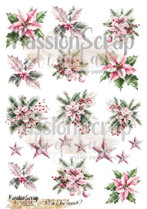 PINK CHRISTMAS#3 GRAPHICS WYDRUK A4