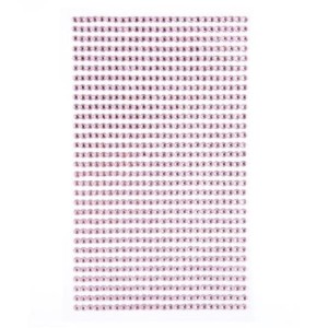 KRYSZTAŁKI SAMOPRZYLEPNE 3MM 806 SZT. LIGHT PINK