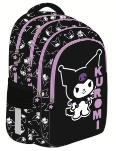 PLECAK 4-KOMOROWY SZKOLNY KUROMI BLACK