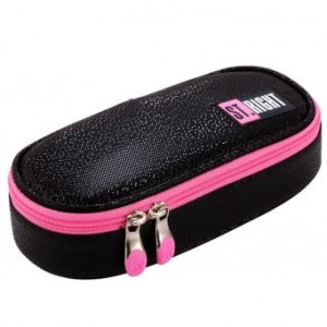 PIÓRNIK Z KLAPKĄ BLACK GLITTER