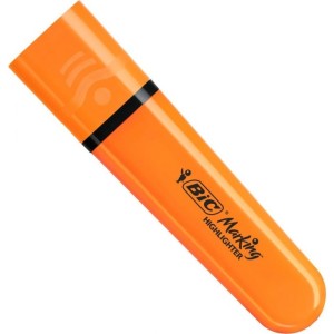 ZAKREŚLACZ HIGHLIGHTER FLAT POMARAŃCZOWY NEON