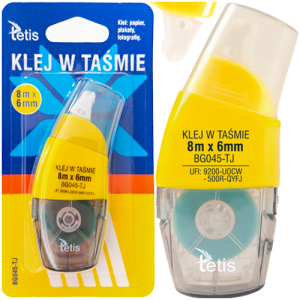 KLEJ W TAŚMIE 8Mx6MM